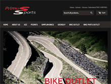 Tablet Screenshot of primussports.com